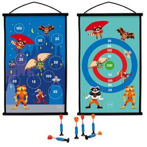 Darts Game Scratch Europe Start To Dart - Super Heroes For Age 3+New in Box